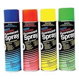 Keson SP20B 12-pack 20-oz Blue Ultra-Mark Fluorescent Spray Marker with inverted spray...