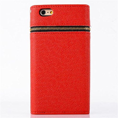 (Case for Iphone 6/4.7 inch) Bon Venu Unique Textured PU Leather Zipper Leather Flip Wallet Card Holder with Golden rivets Magnetic Money Pocket Case Multicolor Phone Bag Cover for Apple iPhone 6 4.7" case+Screen Protector (Pattern 3)