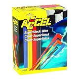 ACCEL 4040R 8mm Super Stock Copper Universal Wire Set - Red by Accel