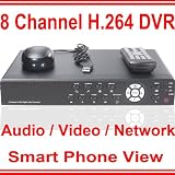 8 Channel CCTV Suveillance Security Standalone DVR w/ Internet Access, Blackberry, Iphone, Andriod 3G Mobile Phone View