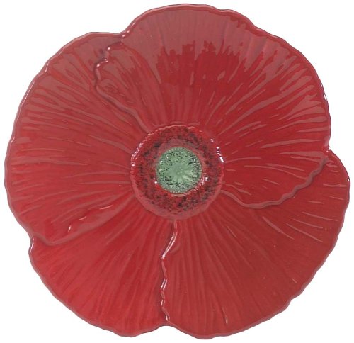 Ambiance Fleur Rustique 8-Inch Figural Salad Plate, Set of 4
