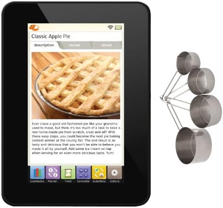 Key Ingredient v2 Recipe Reader, Wifi Refurbished with Stainless Measuring Cup Set