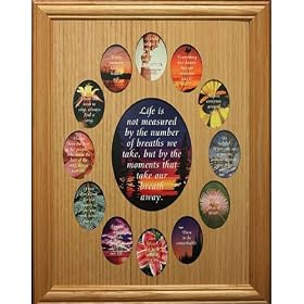 12x16 ~ OVAL K-12 School Days Years Picture Photo Keepsake Frame Baby's First Year Monthly... by JoyceBoyce.com
