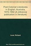 Australia, 1970-1992