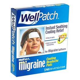 WellPatch Migraine, Cooling Headache Pads 5 Count