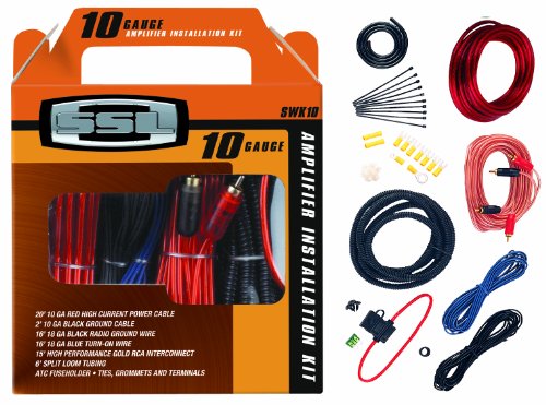 Best Price Sound Storm Laboratories SWK10 Complete 10 Gauge Amplifier Installation Kit