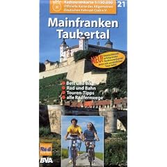 ADFC Radtourenkarten, Mainfranken, Taubertal