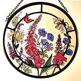 Foxgloves in Stained Glass By Winged Heart