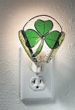 Irish Night Light Shamrock Stained Glass Irish Night Light Shamrock Stained Glass