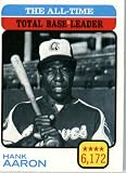 1973 Topps # 473 Hank Aaron Atlanta Braves Baseball Card