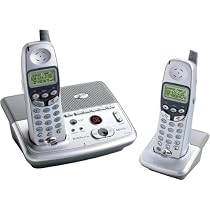 AT&T E2725B 2.4 GHz DSS Cordless Phone with Dual Handsets and Answering System