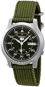 Seiko 5 Military Green Dial Automatic Mens Watch SNK805K2