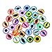 Souarts Mix Randomly Lucky Evil Eye Glass Flatback Scrapbooking Dome Cabochons 20mm Pack of 10pcs