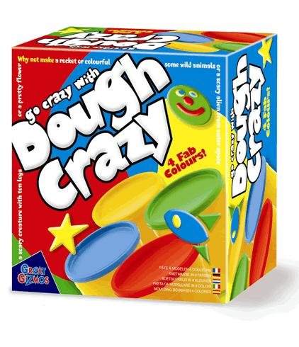 Childrens Toyshop  Toys : Dough Crazy - 4 Pack - Primary
