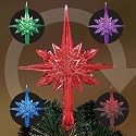 GKI Bethlehem Lighting Reflections Novelty Christmas Tree Topper with Morphing LED   and Mounting Arm, Bethlehem Star