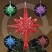 GKI Bethlehem Lighting Reflections Novelty Christmas Tree Topper with Morphing LED   and Mounting Arm, Bethlehem Star