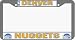 Denver Nuggets License Plate Frame