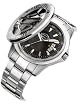 Harley-Davidson Men's Bulova Watch. Black patterned dial. Luminous with hinged cover. 76B143
