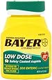 Bayer Aspirin Regimen Low Dose 81mg, Enteric Coated Tablets, 300-Count