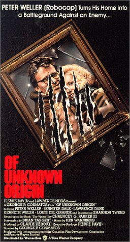 Cover image : (VHS) Of Unknown Origin [VHS] [Import]