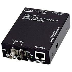 Transition Network E-TBT-FRL-05 10Mbps Ethernet Media Converter