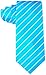 Scott Allan Collection Striped Ties for Men - Woven Necktie - Iris Blue w/White