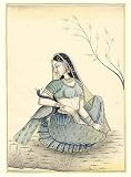 Handmade Painting Miniatures Art Drawings & Water Color on Paper 5.75 x 8 inches