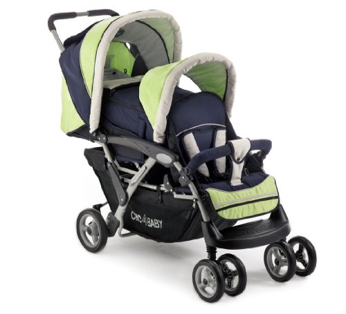 Geschwisterwagen Duo navy