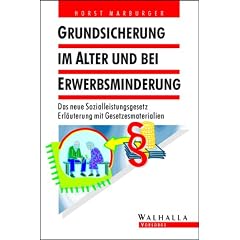 Grundsicherung im Alter bei Erwerbsminderung. Das neue Sozialleistungsgesetz. Erl�uterung mit Gesetzesmaterialien