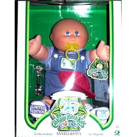 Cabbage Patch Kids 25th Anniversary - Bald Boy with Pacifier by Cabbage Patch
