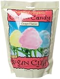 Bernod's Spun City Organic Grape Flavor Cotton Candy, 1-Ounce Pouches (Pack of 6)