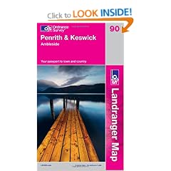 Penrith & Keswick, Ambleside (OS Landranger Map)