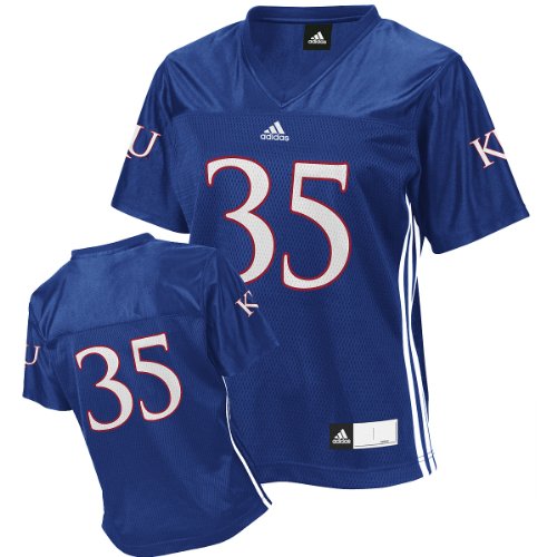 Adidas Kansas Jayhawks Women's Fashion Football Jersey Extra Large