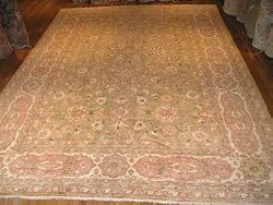 Handmade Pakistani Ghazani Sultanabad Rug 12'4x17'4"