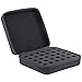 Essential Oil Carrying Case (Black) Holds 30 Bottles - 5ml, 10ml, 15ml. High Quality, Durable Nylon Shell Exterior w/ Flexible EVA Foam for Safe Protection