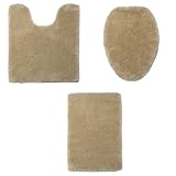 Modern Home Bath Rugs - Light Taupe