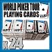 24 Bee World Poker Tour WPT Plastic Coated Poker Playing Cards Lot