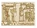 The Appearance of Halley's Comet Before the Invasion of the Normans is Seen as a Bad Omen Art Giclee Poster Print, 12x9