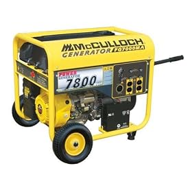McCulloch 7,000 Watt 13 HP 389cc 4-Cycle Gas Powered Portable Generator (Non-CARB Compliant) #FG7000MA