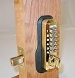 Keyless Entry Deadbolt Brass