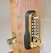 Keyless Entry Deadbolt Brass