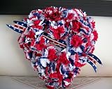Red, White and Blue Heart Wreath 12