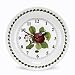 Portmeirion Pomona Earthenware 10-Inch Kitchen Wall Clock (displayed fruit may vary from image)