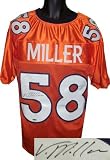 Von Miller signed Denver Broncos Orange Prostyle Jersey- Tri-Star Hologram