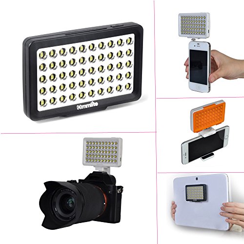 Andoer Commlite CoMiray CM-L50 Multi-functional Mini LED Video Light for Cellphone/Pad/DSLR/Gopro cameras