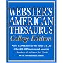 Webster's American Thesaurus, College Edition