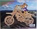Cross Country Motorcycle 3D Woodcraft Construction Kit