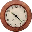 Wood Clock Night Light