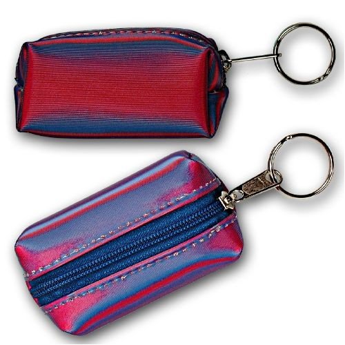3D Lenticular Key Chain, Key Ring, Lipstick Case, Coin Purse, Changing Image Pattern , Purple, Blue, Sherbet R-005-Globi