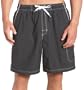 Speedo Men's Solid Marina Volley Watershort, Black, Medium